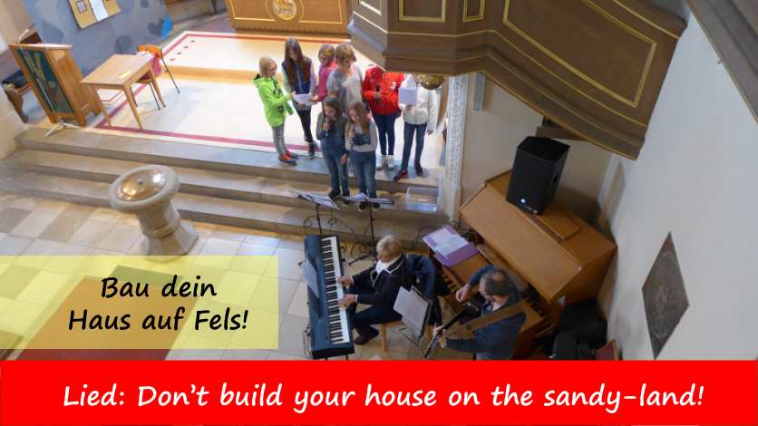 Bau dein Haus auf Fels-m