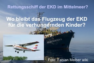 Rettungsschiff EKD-Wo Rettungsflugzeug-Logo