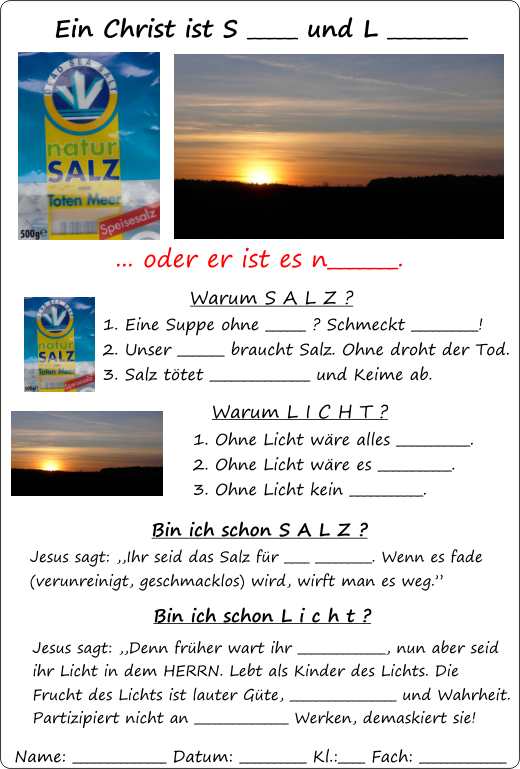Salz und Licht-AB